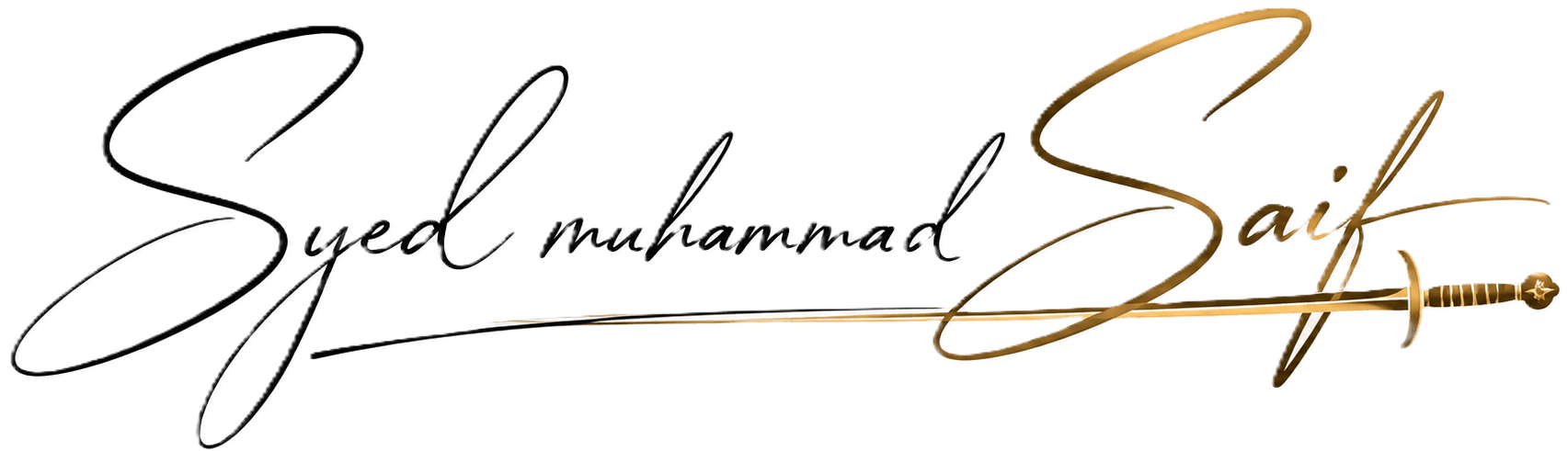 Signature seal of Syed Muhammad Saif